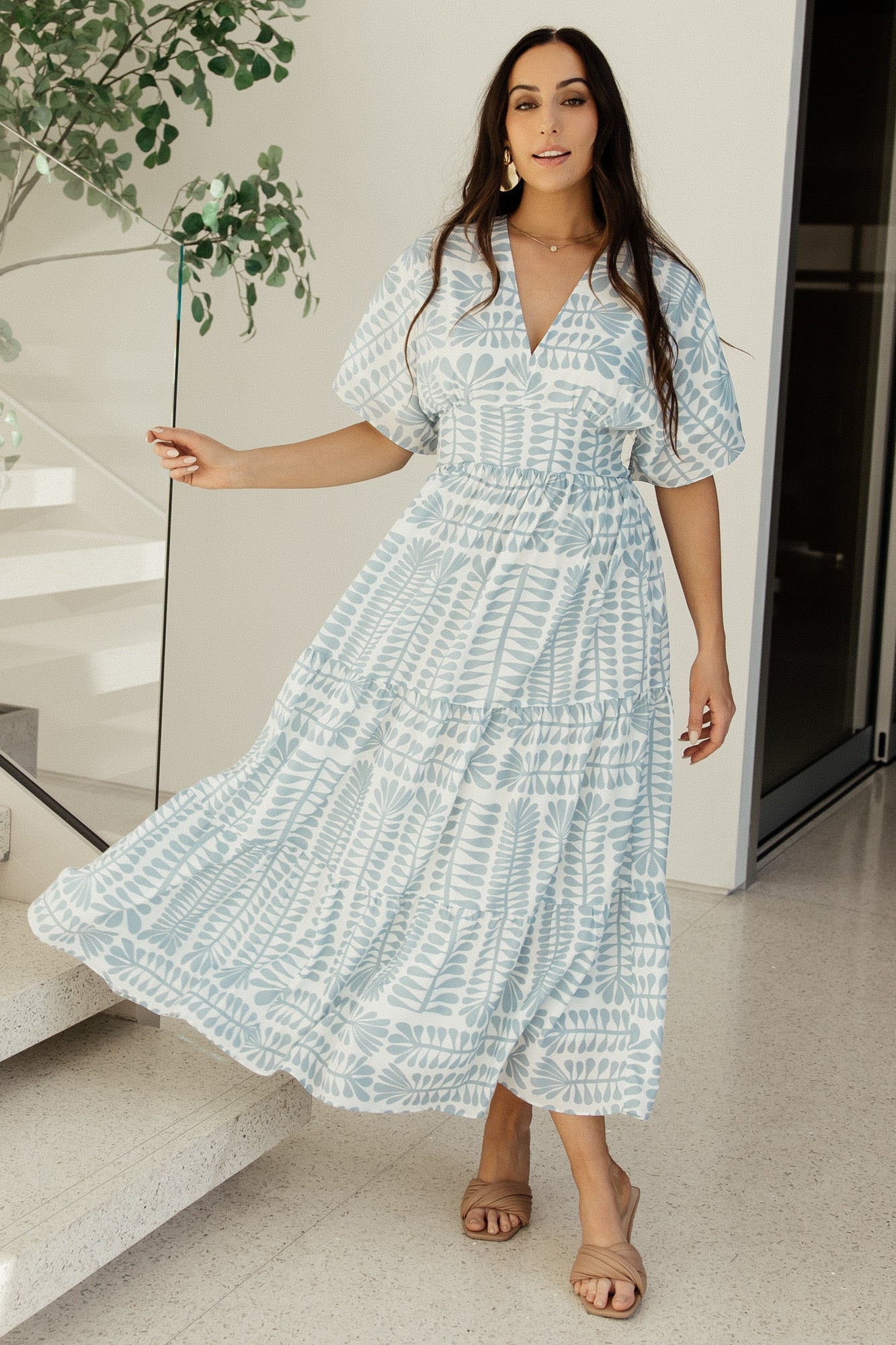 Austin Kimono Dress | Blue Print