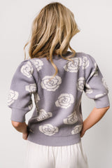 Belle Sweater Top | Dusty Lavender