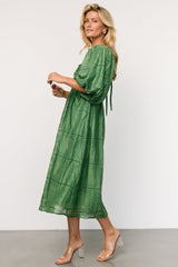 Brynn Midi Dress | Green