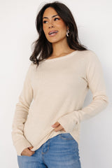 Debbie Knit Top | Cream