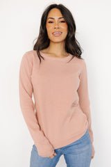 Debbie Knit Top | Rose