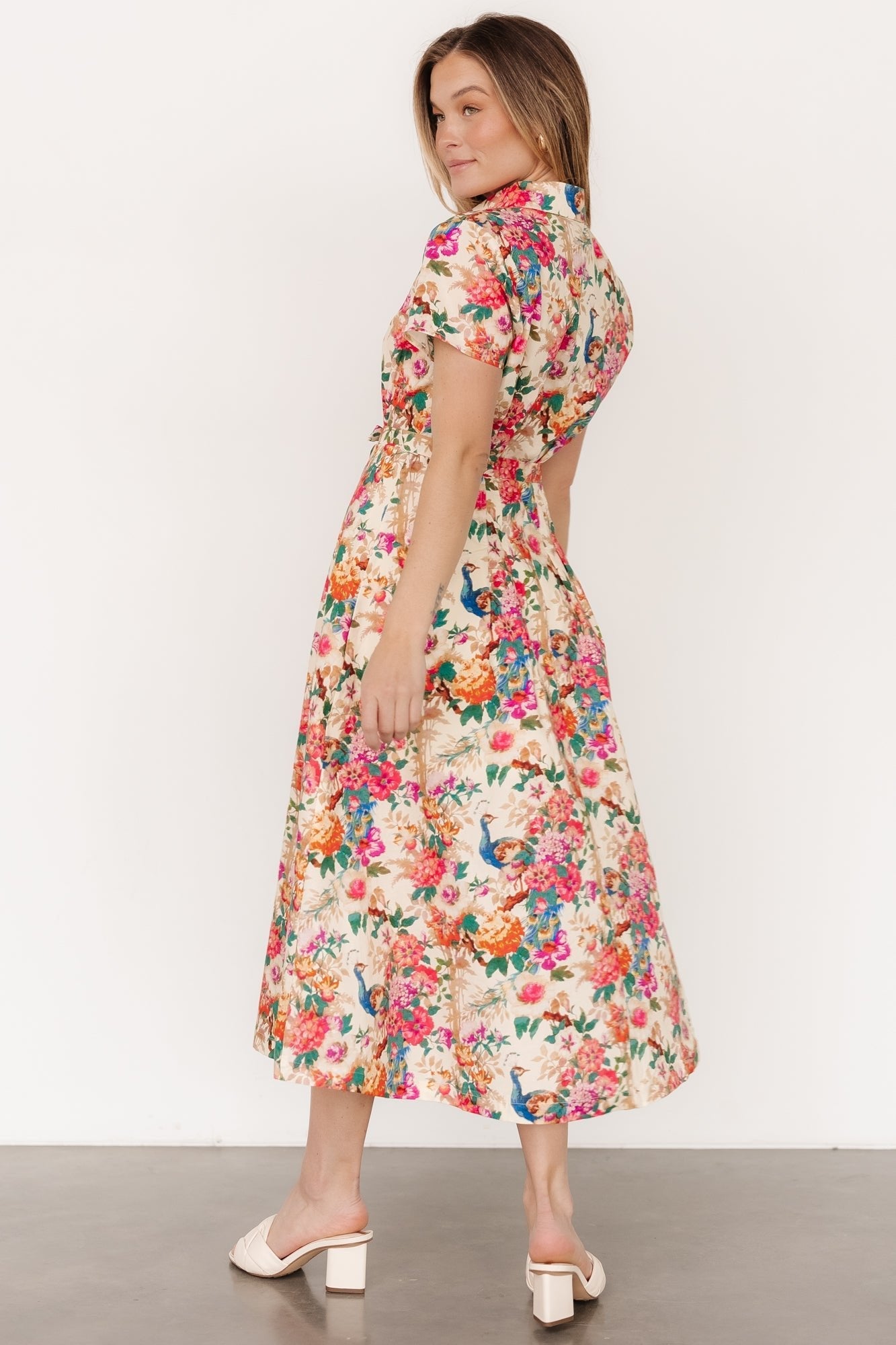 Melia Midi Dress | Multi Print