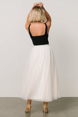 Mila Tulle Skirt | Cream